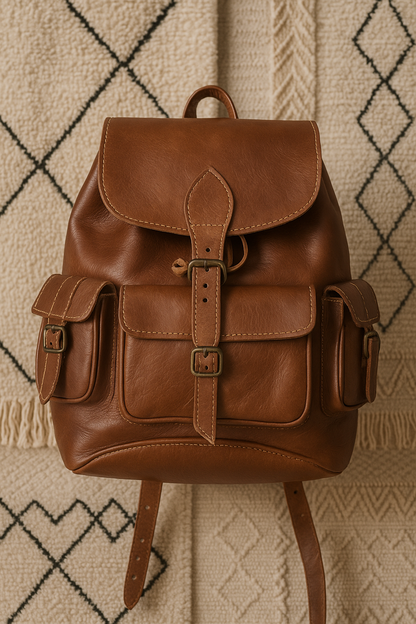 Sac à dos en cuir Marrakech : Élégance et Praticité au Quotidien