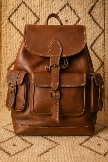 Sac à dos en cuir Marrakech : Élégance et Praticité au Quotidien