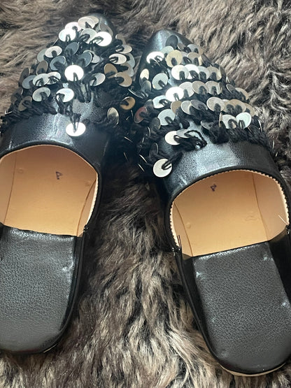 Babouches Élégantes à Sequins : Confort et Élégance au Quotidien